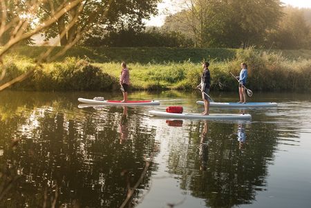 Stand Up Paddling auf der Werre