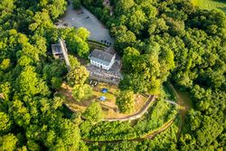 Luftansicht Burg Vlotho