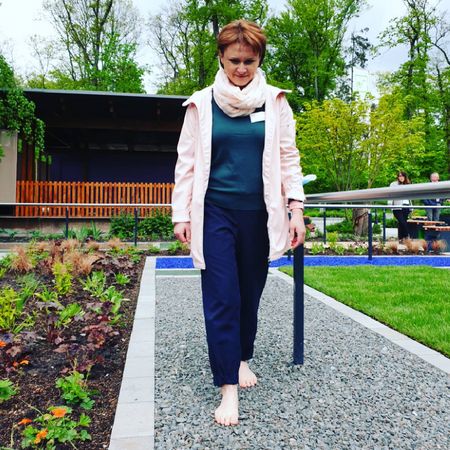 Laufen auf dem Barfußpfad