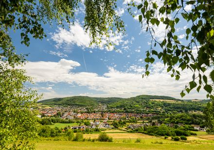 Ausblick über Lügde vom Osterberg