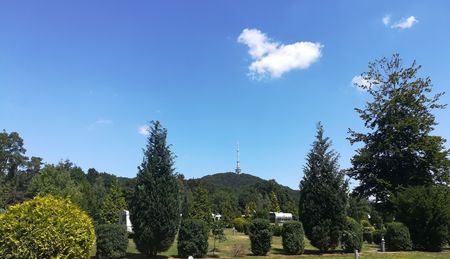 Campingpark Bielefeld - Ausblick auf den Teutoburger Wald