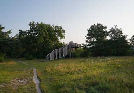 Aussichtsplattform beim Augustdorfer Dünenpfad