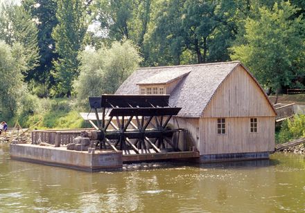 Schiffmühle auf der Weser in Minden, Foto: Stadt Minden