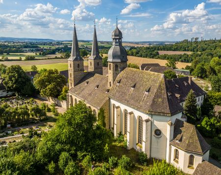 Luftaufnahme Abtei Marienmünster