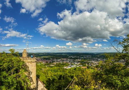 Blick auf Bad Driburg Kaiser Karls Turm