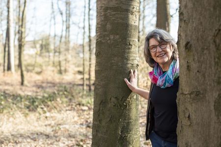 Waldbaden-Kursleiterin Katharina Hinze