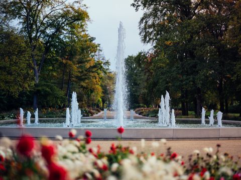 Fontäne in Gartenschau Bad Lippspringe