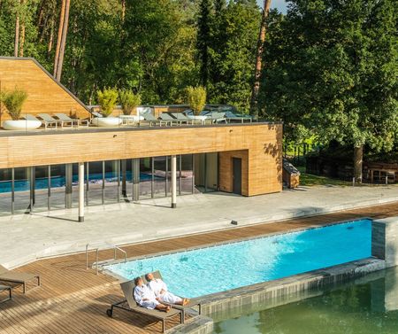 Panorama-Dachterasse im Waldgarten der Westfalen Therme