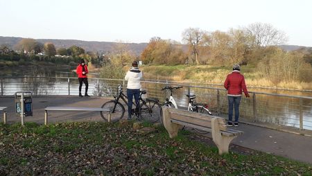 Treffpunkt der Werre und Weser; "Werre-Weser Kuss"