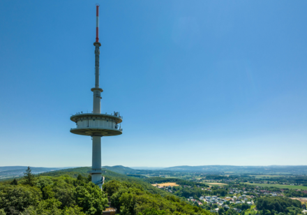Fernsehturm Porta Westfalica Luftbild