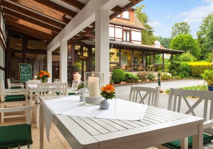Terrasse beim Landhotel Der Schwallenhof