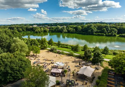 Bielefeld - Obersee mit Strandbar