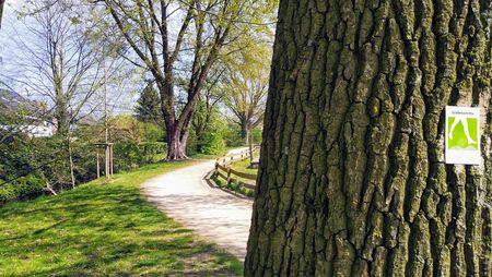 Wegmarkierung Grafenschritte in Rietberg
