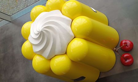 Pudding Maschine in der Dr. Oetker Welt Bielefeld