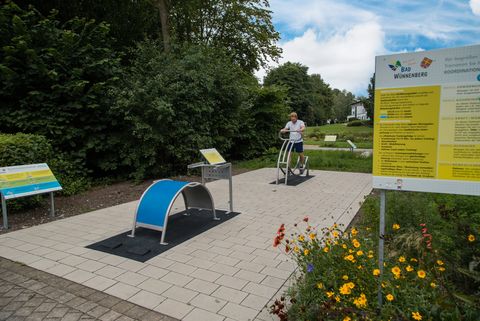 Stationen am Bewegungsparcours Bad Wünnenberg