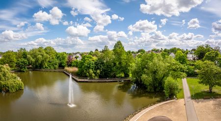 Teich und Natur im Steinmeisterpark Bünde
