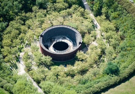 Luftansicht Wasserkrater Aqua Magica