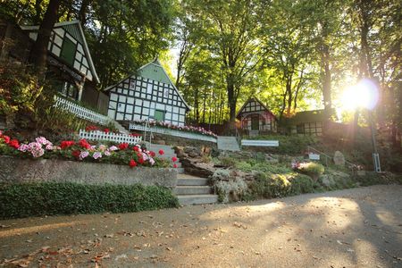 Freilichtbühne Kahle Wart in Hüllhorst im Sonnenlicht