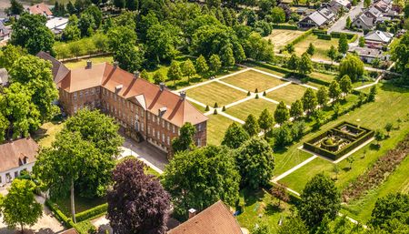 Luftaufnahme Klosteranlage Clarholz