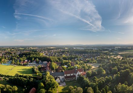 Luftaufnahme Kloster Marienfeld