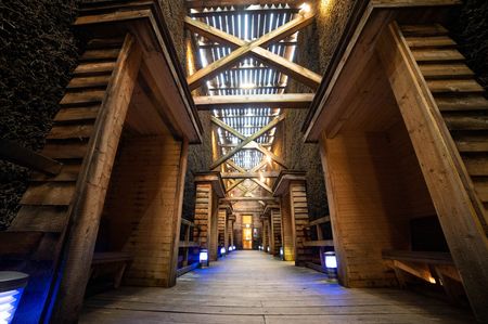 Erlebnisgradierwerk von Innen in Bad Salzuflen 