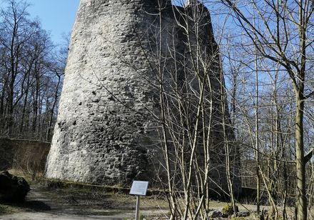 Iburg Ruine Burgfried in Bad Driburg