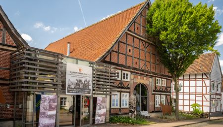 Außenansicht Deutsches Käsemuseum, Fachwerkhaus