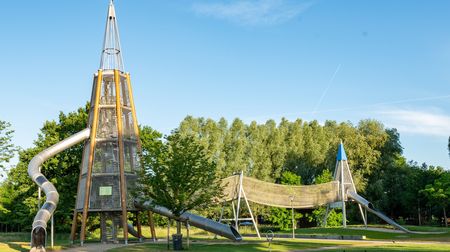 Spielmöglichkeiten für Kinder im Gartenschaupark Rietberg