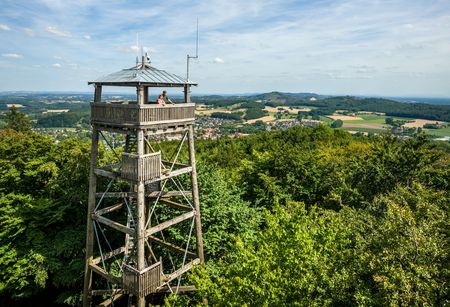 Luisenturm: Aussichtsturm im Wald bei Borgholzhausen