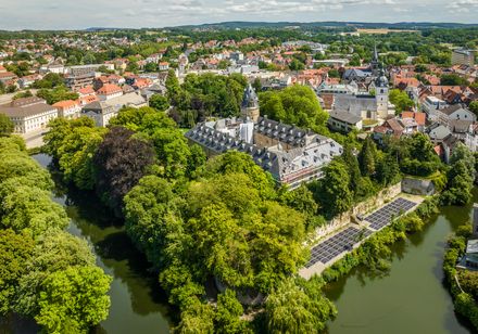 Luftaufnahme Fürstliches Residenzschloss Detmold