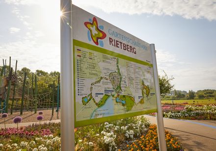 Schild im Gartenschaupark Rietberg