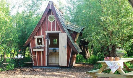 Hexenhäuschen im Gartenschaupark Rietberg - Übernachten in der Urlaubsregion Teutoburger Wald