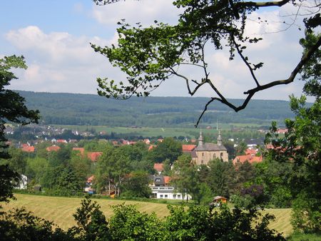 Blick auf Willebadessen am Eggeweg