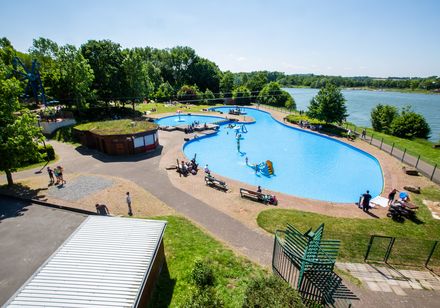 Schwimmbad am SchiederSee